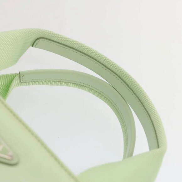 PRADA Hand Bag Nylon 2way Light Green Auth 68918AV - Picture 12 of 15